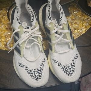 Adidas White and Black Athletic Shoes